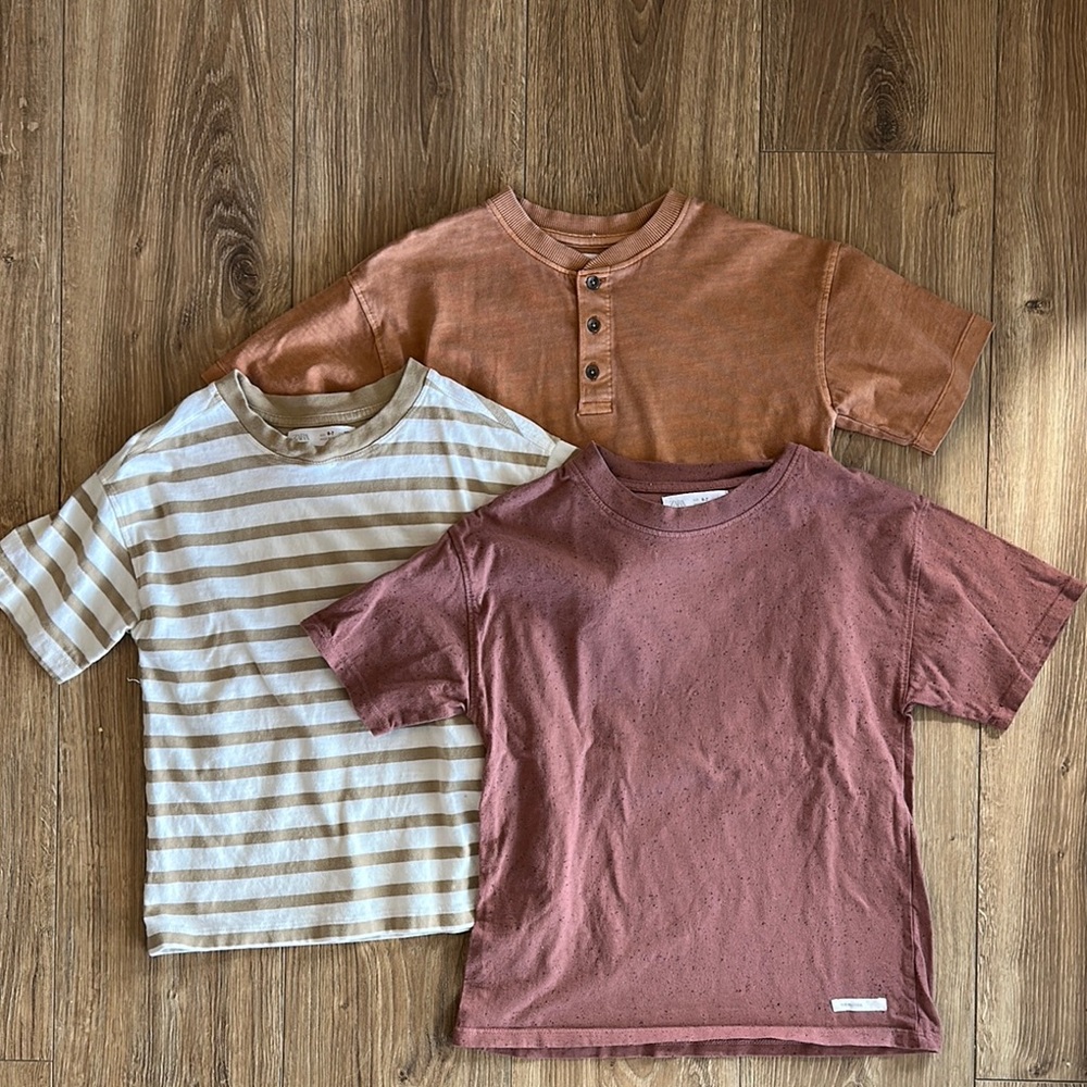 Zara Boys Brown Shirt Set size 6-7 years old